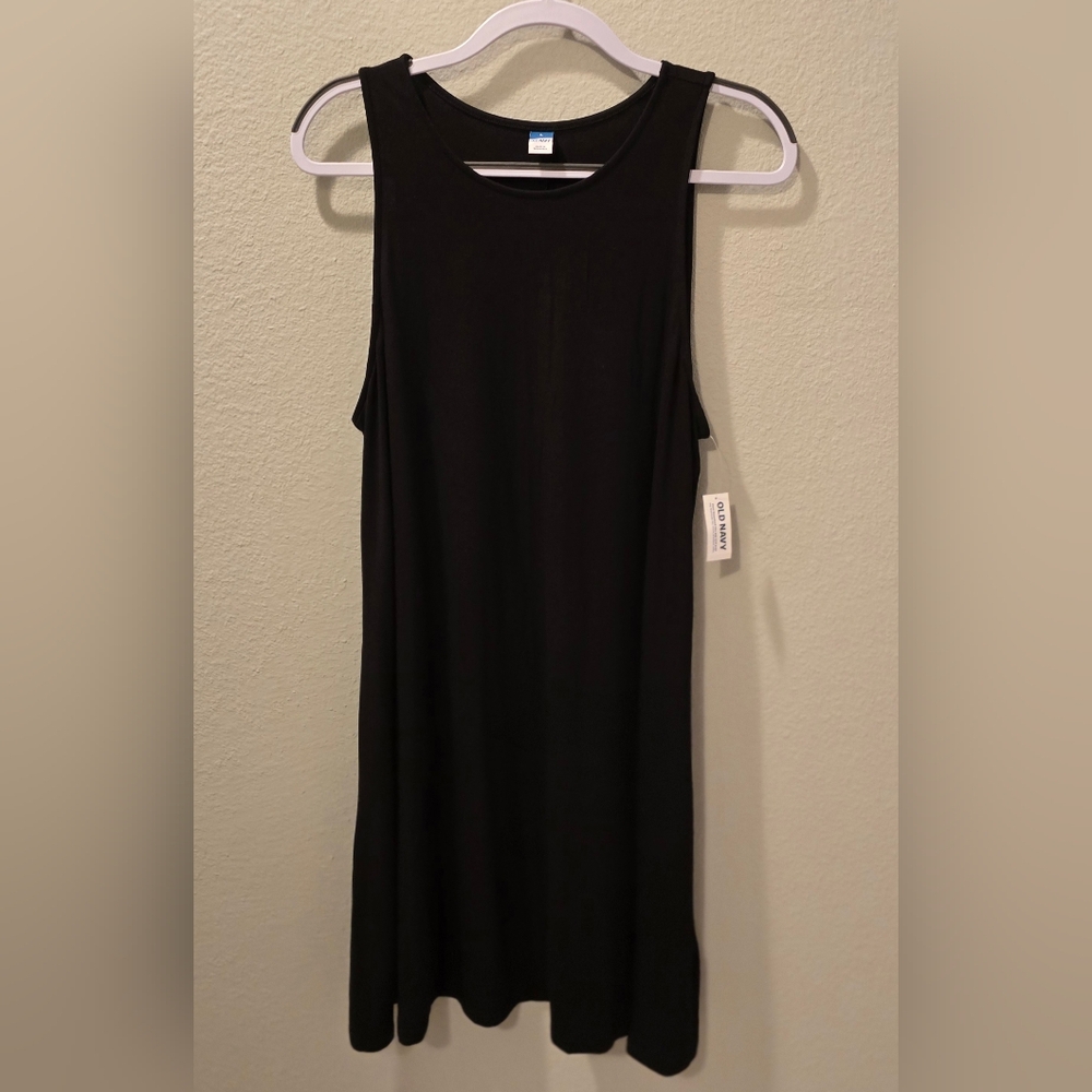 NWT Old Navt Black Sleeveless Dress